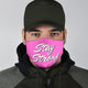 Purple Stay Strong Face Mask with Filters