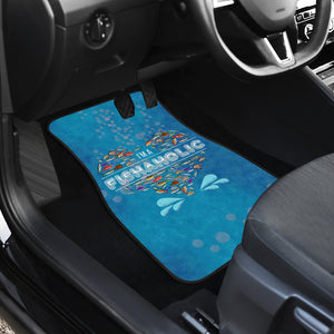 Fishing Hook Fishaholic Car Mats Set of 4 - Car Floor Mats Protection Decoration