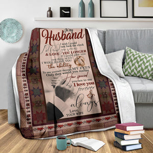 My Husband Anniversary Gift Premium Blanket