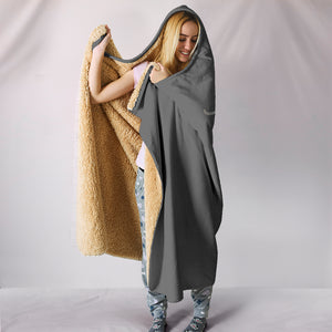 Faith Gray Hooded Blanket