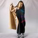 Tarantula Cozy Warm Hooded Sherpa And Microfiber Blanket With Hood