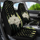 Fishing Camouflage - Set of 2 Universal Front Car Seat Covers Protection