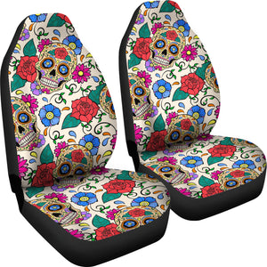 Sugar Skull Car Seat Covers