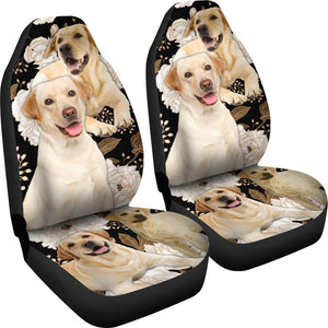 Labrador Retriever Dog Gift - Seat of 2 Front Car Seat Covers