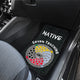 Native Seven Teaching Car Mats Set of 4 - Car Floor Mats Protection Decoration