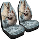 Berger Blanc Suisse Dog Car Seat Covers (Set of 2)