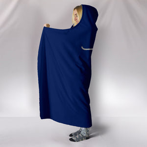 Faith Blue Hooded Blanket