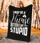 Nurses Can't Fix Stupid Sarcasm Blanket - Nurses Saving Lives Blanket