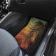 Abstract Horse USA Flag - Universal Front Car Mats Gift (Set Of 2)