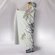 Seamless Pattern Water Lotus Dragonfly Hooded Blanket