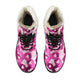 Breast Cancer Awareness Leather Boots