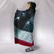 USA Dark Flag Hooded Blanket