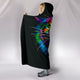 Tiger Colorful - Cozy Warm Hooded Sherpa And Microfiber Blanket With Hood