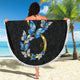 Blue Infinity Butterflies Beach Blanket - Freedom Look