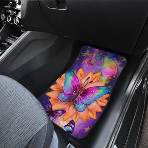 Butterfly Galaxy - Universal Front and Back Car Mats Gift (Set of 2 or 4)