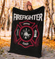 Firefighter & Proud Dad Father's Day Premium Blanket