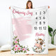 Blanket-Cow & Floral