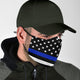 Thin Blue Line Face Mask with Filters