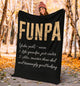 Funpa Meaning Cool Grandpa Premium Blanket