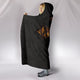 Gold Cross Cozy Warm Hooded Sherpa And Microfiber Blanket With Hood