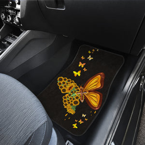 Butterfly Christianity Car Mats Set of 4 - Car Floor Mats Protection Decoration