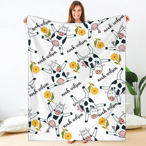 Blanket cow sunflower