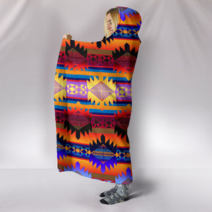 Okotoks Mountains Hooded Blanket