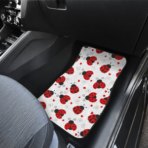 Ladybug Front And Back Car Mats (Set Of 4) - Freedom Look