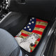 White Horse USA Flag - Universal Front Car Mats Gift (Set Of 2)