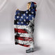 Firefighter Red Line - Hooded Blanket