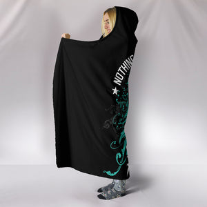 Skull Forever - Cozy Warm Hooded Sherpa And Microfiber Blanket With Hood