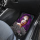 Sugar Skull Flowers Purple - Universal Front Car Mats Gift (Set Of 2)