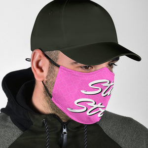 Purple Stay Strong Face Mask with Filters