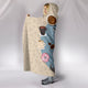 Husky Lovers Coffee Club Hooded Blanket for Lovers of Huskies