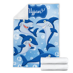 Personalized Premium Shark Blanket - Ujjan