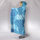 Blue Mandala Elephant Hooded Blanket
