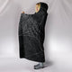 Spiderweb Cozy Warm Hooded Sherpa And Microfiber Blanket With Hood