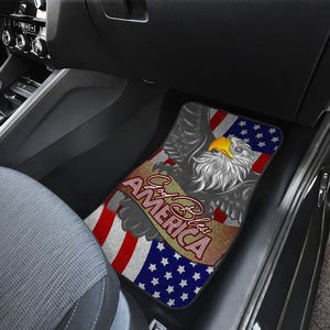 USA Eagle Bird - Universal Front and Back Car Mats Gift (Set of 2 or 4)