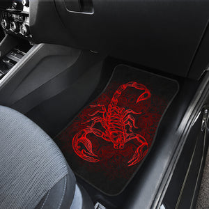 Red Scorpio Front And Back Car Mats (Set Of 4)