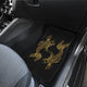 Golden Pisces Zodiac Front Car Mats (Set Of 2) - Freedom Look