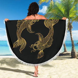 Fishes Pisces Zodiac Beach Blanket - Freedom Look