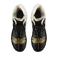 Shaylah - Dragonfly Faux Fur Leather Boots