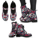 Skull Woman and Men Leather Boots