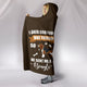 Beagle Dog - Cozy Warm Hooded Sherpa And Microfiber Blanket With Hood