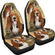 Basset Hound Dog Car Seat Covers (Set of 2)