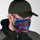 Colored Fractal Art Face Mask with Filters