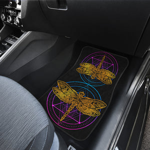 Dragonfly Front Car Mats, Dragonflies Car Floor Mats (Set Of 2) - Freedom Look