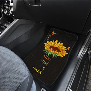 Sunflower - Car Mats Set of 4 - Car Floor Mats Protection Decoration