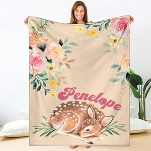 Blanket-Baby deer