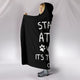 Stay Warm At Home With Dogs Hooded Blanket